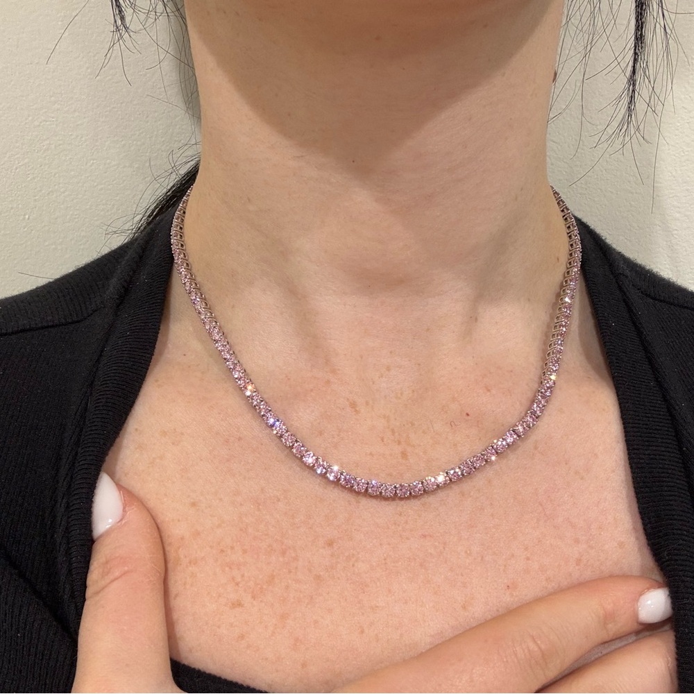 Swarovski Matrix Tennis Necklace - Picture 2 of 2
